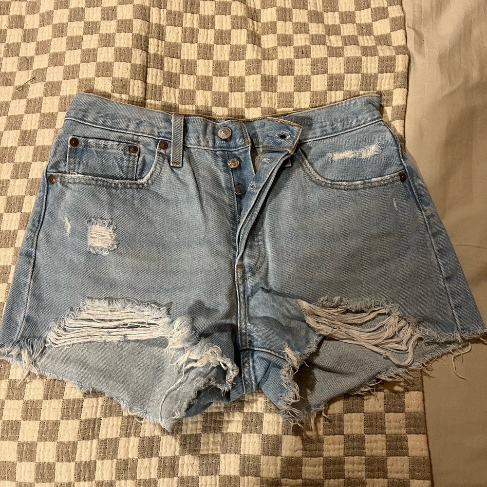 Distressed Levi’s 501 Denim Women's Shorts